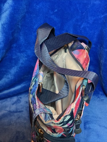 ETA Schultertasche Handtasche Everyday Travel Adventure Floral blau mehrere Taschen NEU! - Bild 11 von 15