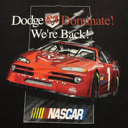 Vintage Dodge NASCAR Tee Size Large Graphic Tee - Picture 2 of 6