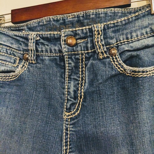 Code Bleu Womens Size 8 Jeans 30x31 Marielle Regular Straight Denim Medium Wash - Picture 3 of 9