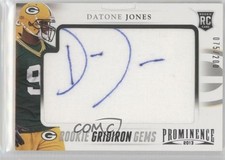 2013 Panini Prominence Rookie Gridiron Gems Signatures /200 Datone Jones Auto RC