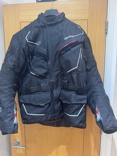 Oxford Oslo MS Tech Black Motorcycle Motorbike Touring Jacket Large/42 RRP £200 - Picture 2 of 4