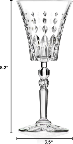 Goblet - Red Wine Glass - Water Glass - Stemmed Glasses - Set of 6 Goblets - Cry - Picture 4 of 4