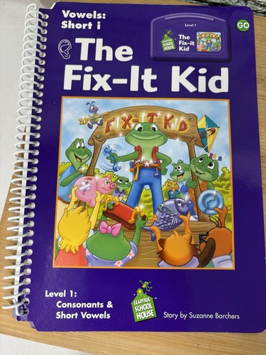 LeapFrog Schoolhouse Interactive Paperback Books ONLY Early Reading Vowels - Picture 5 of 5