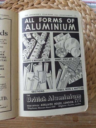 The Engineer's Year-book Of Formulae, Rules, Tables, Data & Memoranda For 1939 - Picture 5 of 6