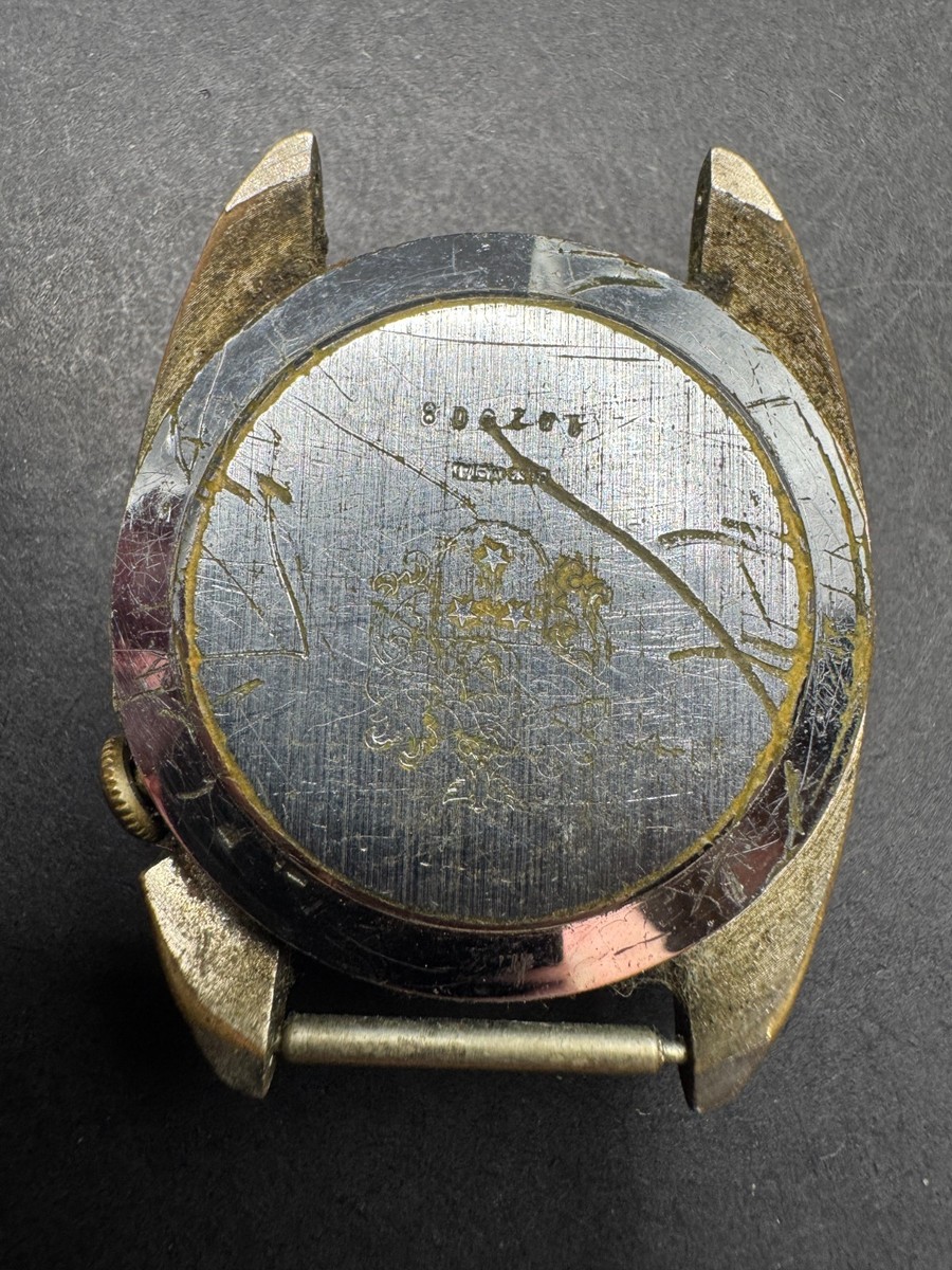 Vintage Woldman Calendar Men\'s Watch Swiss Made Diamond Accent Gold Tone Woldman Wristwatches | eBay main image 4