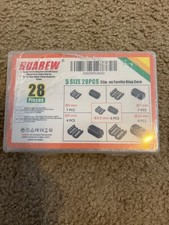 HUAREW Clip-on Ferrite Ring Core RFI EMI Nose Suppressor Cable Clip 5-28 Pieces