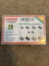 HUAREW Clip-on Ferrite Ring Core RFI EMI Nose Suppressor Cable Clip 5-28 Pieces