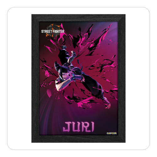 Pixel Frames Plax - Street Fighter VI - Juri- 23cm x 30cm - Picture 2 of 2