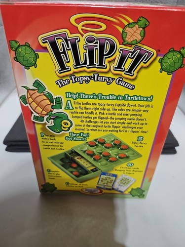 Flip It The Topsy-Turvy Game Think Fun Binary Arts One Player Puzzle Game  2000 - Picture 2 of 2