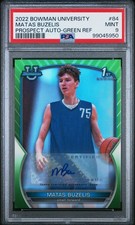 2022 BOWMAN CHROME UNIVERSITY #84 MATAS BUZELIS 52/99 PSA 9