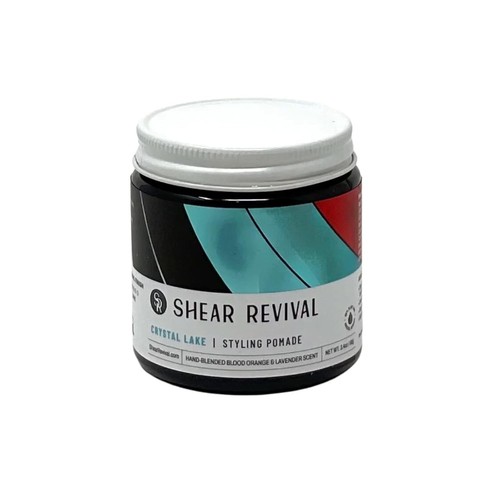 Shear Revival Crystal Lake Cream Pomade | Men's Hair Styling Medium Hold | Natur