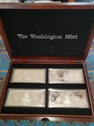 4- 4oz Rare Set Dollar Art Bars From Washington Mint