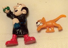 The Smurfs vtg Gargamel and Azrael Cat figures by Schleich Peyo 40211 from 1980