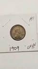 wheat penny 1909 NICE BROWN FIRST YEAR 1909-P AU+ LINCOLN CENT LOT #1