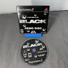 BLACK Demo Disc (Sony PlayStation 2 2006) PS2 Not For Resale