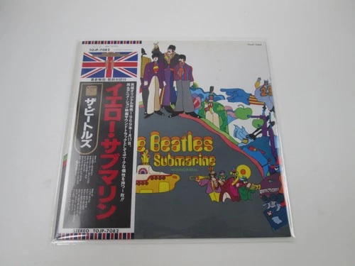 The Beatles Yellow Submarine Apple Records TOJP-7082 with OBI Japan LP Vinyl B