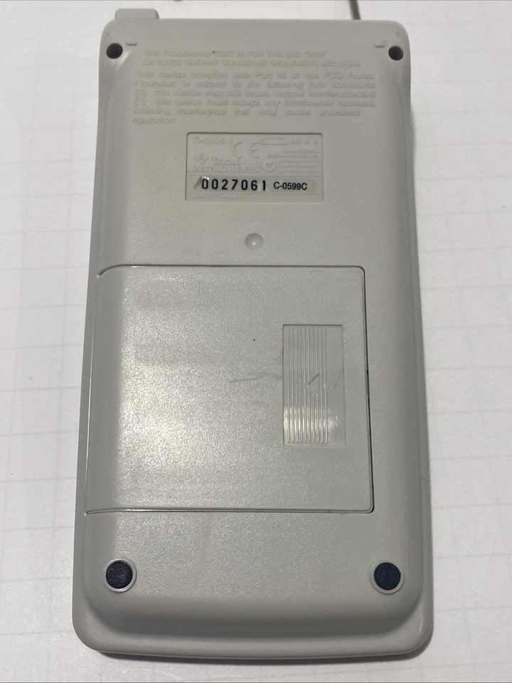 Texas Instruments TI-5006 II Super View Handheld Printing Calculator - Battery - Image 4 of 4