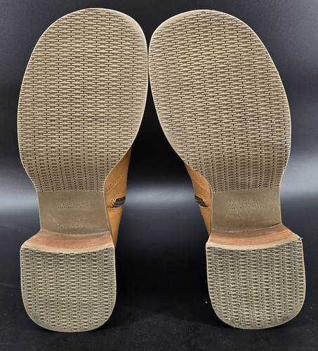 Candies Y2K De Colección Plataforma Gruesa Cuero Bota Mujer 8 Cremallera Lateral Beige Años 90 Boho - Imagen 5 de 7