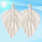  2Pcs Bohemian Cup Mat Blattmatte Handcraft Cup Pad Gewebte Cup Mat Matte