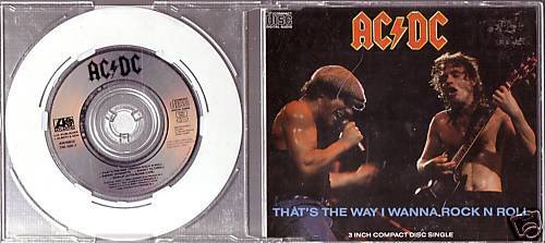 AC/DC "That's The Way I Wanna Rock N Roll" 3 Inch CD - Picture 1 of 1