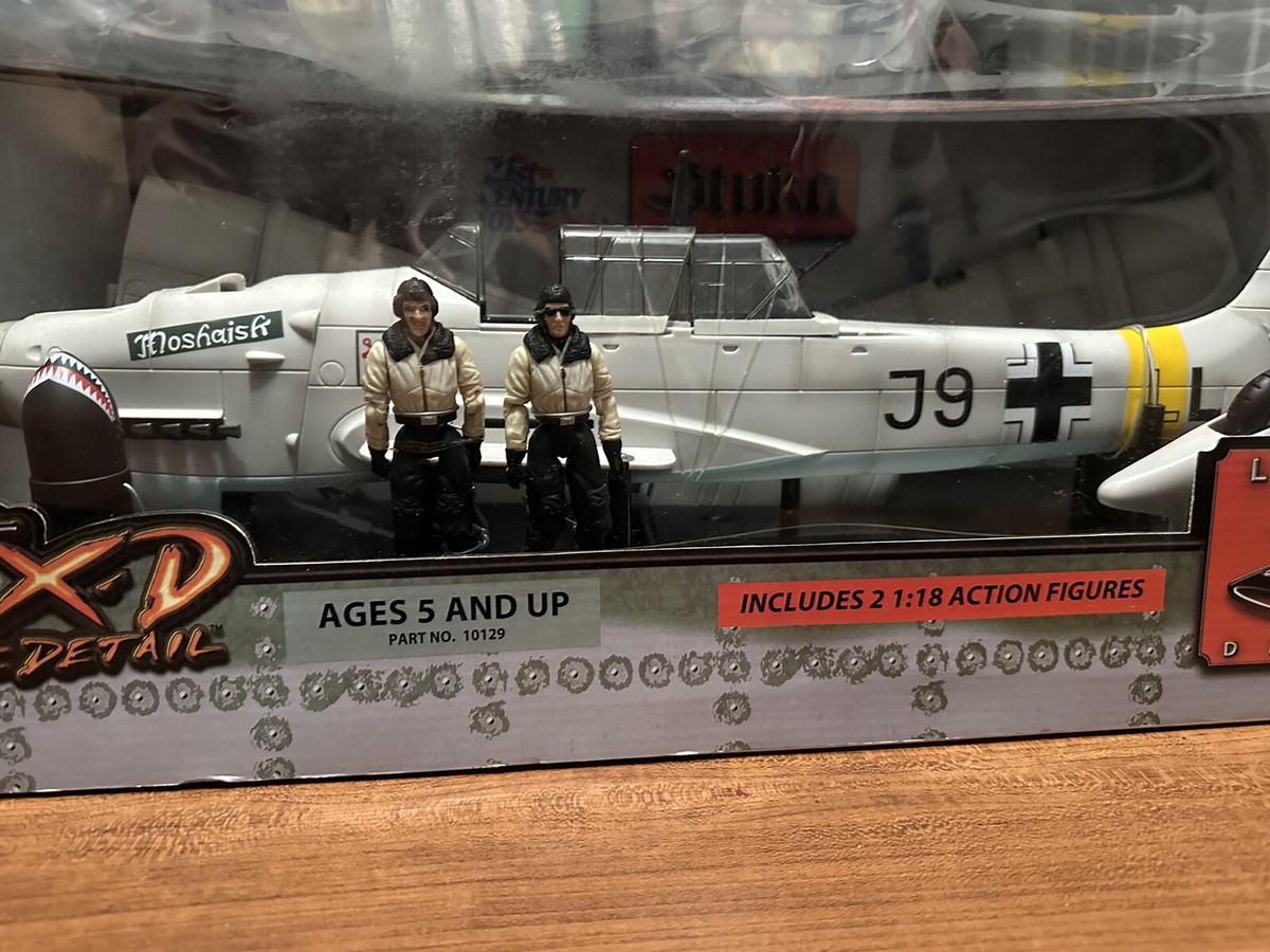 21st Century Toys 1:18 Luftwaffe White Stuka Dive Bomber New