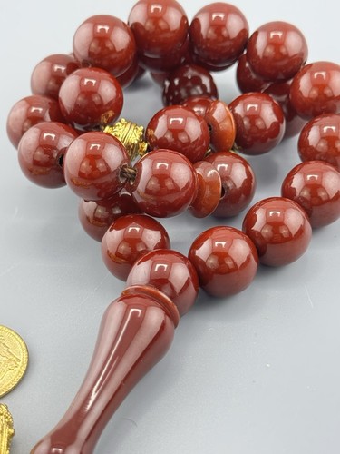 NEW German Miscky Bakelite Prayer Beads 13.50gr.   مسكي جديد خراطه يدوي - Bild 2 von 12