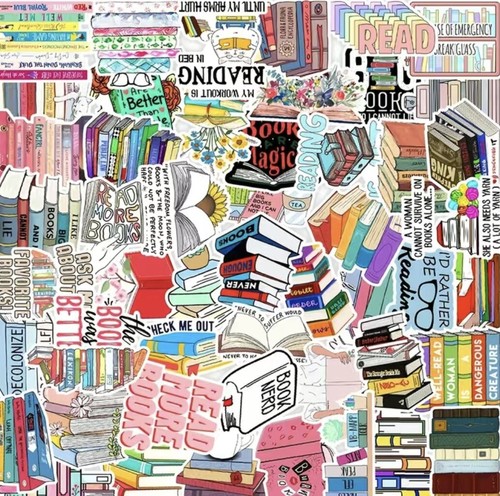 10 Surprise Reading Stickers Perfect For Decorating Kindle & More - Picture 2 of 3
