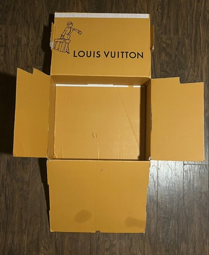 Authentic LOUIS VUITTON LV Shipping Box 15x19x6.5 USED - Picture 2 of 8