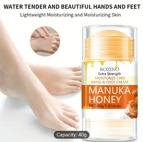 Tiefenfeuchtigkeitsspendende Manuka Honig Hand- und Fußcreme für trockene rissige Haut -... - Bild 8 von 10