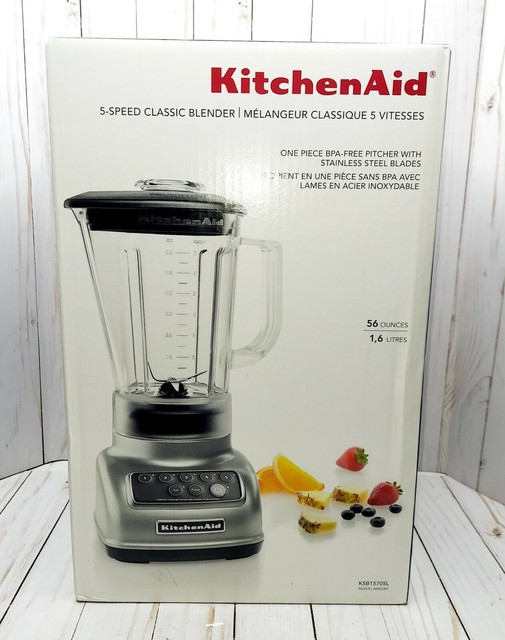 KitchenAid KSB1570SL 5 Speeds Classic Blender Silver for sale online