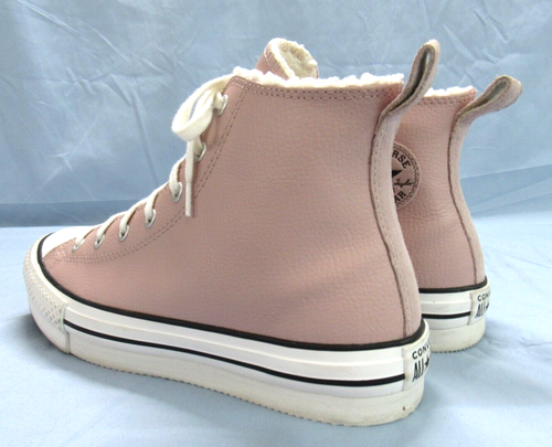 ZAPATILLAS CONVERSE CHUCK TAYLOR All Star EVA LIFT CUERO MALVA Forradas Sherpa 6.5 - Imagen 3 de 9