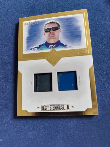 Ricky Stenhouse Jr 2014 Press Pass Dual Race Used Material Card 004/150 - Picture 1 of 4