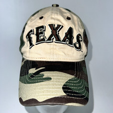 Green Camo Texas Adjustable, Hunting, fishing, Golf,  Baseball Cap, Lone Star,