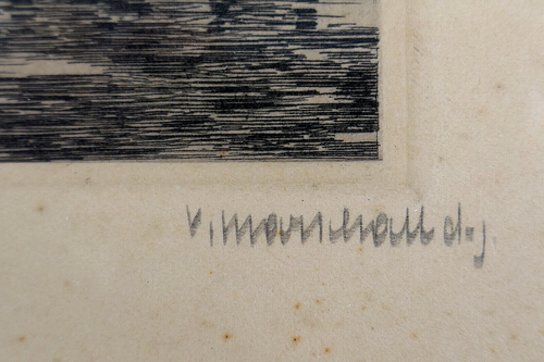 Concilio en Constanza - Grabado en marco, hacia 1900, firmado - Imagen 3 de 3