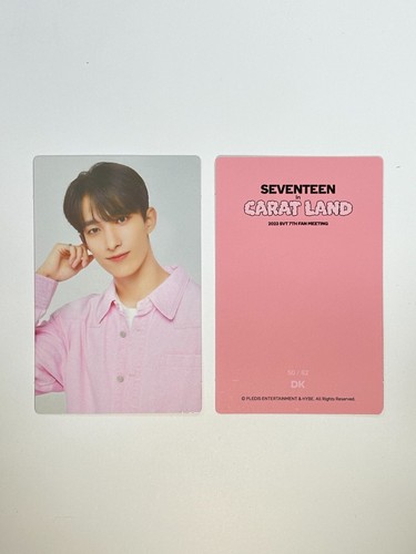 2023 SVT 7a reunión de fans DIECISIETE en QUILATES LAND tarjeta coleccionable oficial K-POP MD - Imagen 51 de 83