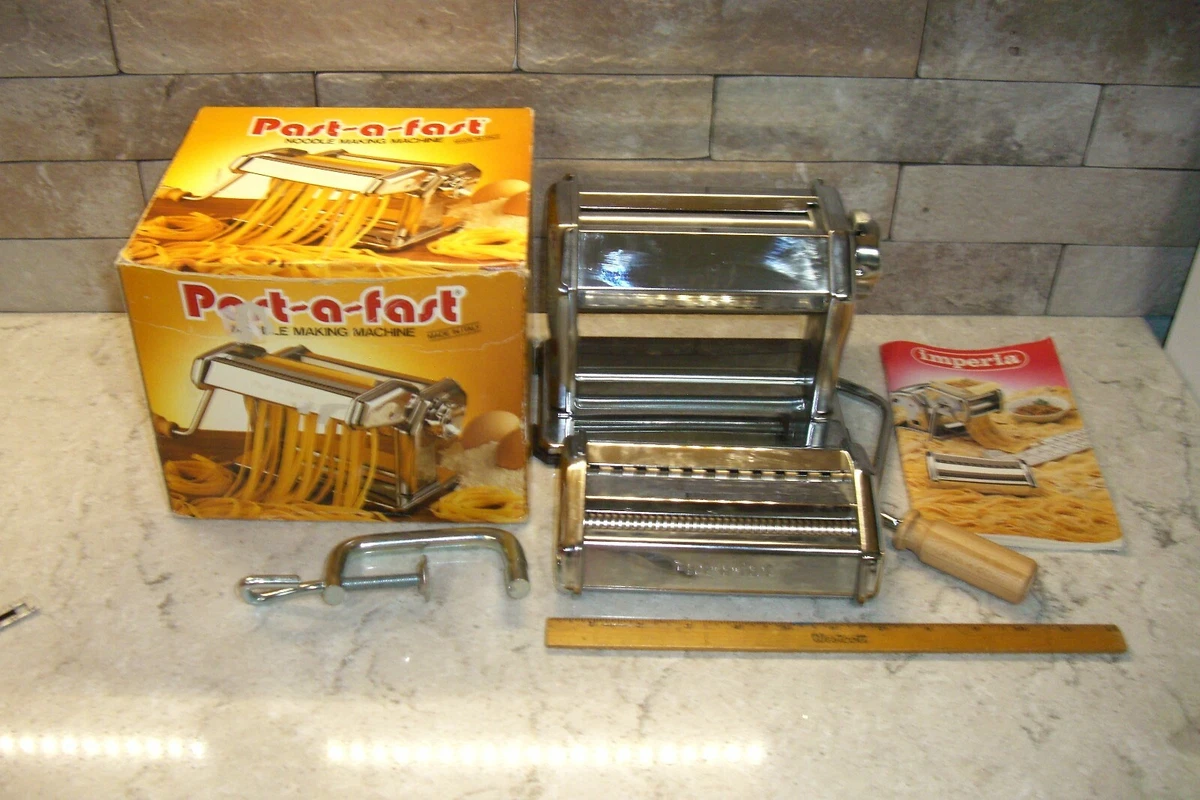 Past a Fast Pasta Maker Stainless Steel in box Made in Italy