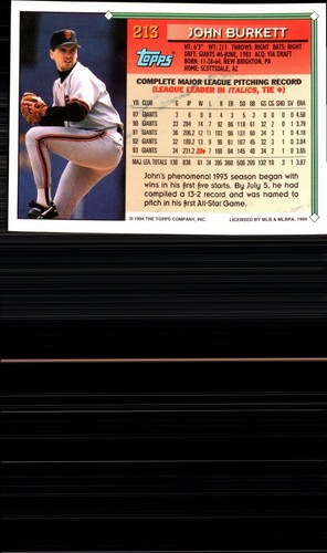 1994 Topps Baseball Cards 1-300 (pick a card) - Picture 78 of 112