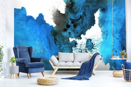 3D Blue Ink 6843 Wallpaper Mural Wall Print Wall Wallpaper Murals US Coco - Picture 2 of 11