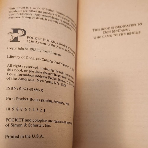 Retief to the Rescue by Keith Laumer (1984, Pocket Books, 1st Printing) PB - Picture 4 of 4