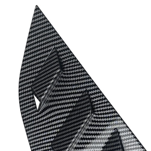 Car Carbon Look Rear Window Side Louver Cover For Subaru Impreza WRX STI 11-14 - Picture 4 of 9