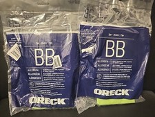 Lot Of 2 - 16 Oreck Type BB Compact Canister Vacuum Bags Allergen 2x8 Pack NEW