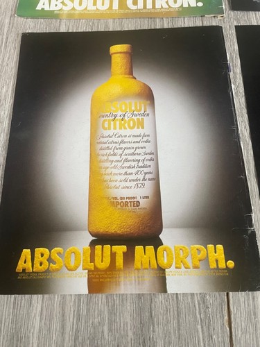 Absolut Vodka Magazine Advertisement Lot fo 40 Different Ads see pics - Picture 12 of 24