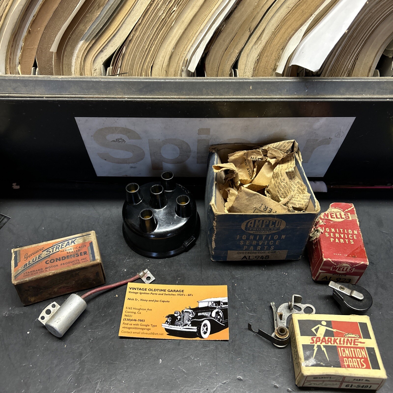 1951 1952 1953 1954 WILLYS IAT DISTRIBUTOR CAP TUNE UP KIT