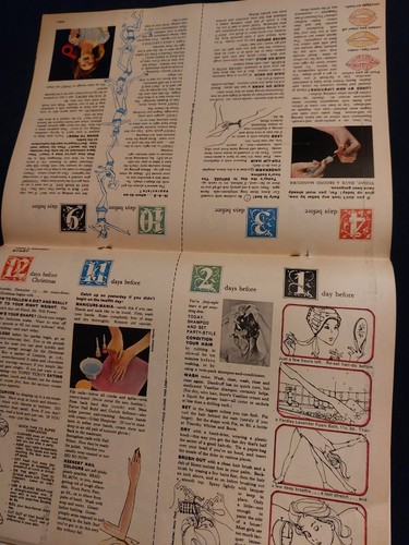 Rare Vintage HONEY Magazine DECEMBER 1962 Christmas Special Edition Fashion - Imagen 7 de 9