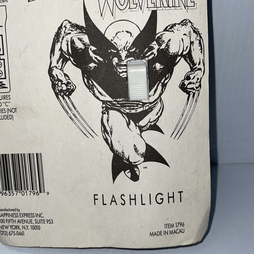 MARVEL THE UNCANNY X-MEN WOLVERINE FLASHLIGHT - Picture 5 of 12