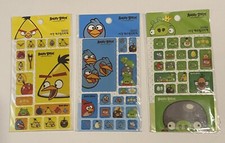 Angry Birds Stickers New Sealed ,3 Pieces