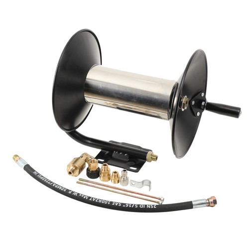 Hochdruckreiniger Schlauchtrommel 100 FT 4000 PSI Waschmaschine Schlauchtrommel hergestellt für 3/8" Schlauch - Bild 17 von 17