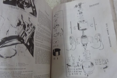 Harley Davidson OLE USED PANHEAD 48-57 RIGID INCLUSIVE SERVICE MANUAL - Picture 9 of 18