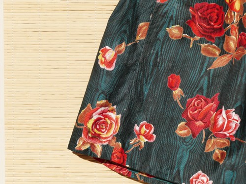 wunderschönes Sommerkleid mit Rosen true vintage Kleid 50ties 60ties - Gr. 42 - Bild 8 von 9