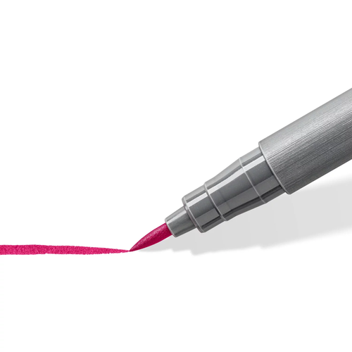 Staedtler 371 Pigment Brush Pen Fibre Tip Lightfast Fast-Drying Pk of 24 C24 - Picture 4 of 10